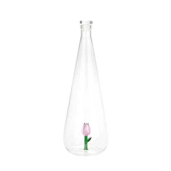 Bouteille Botanical Tulipe 1L Rose