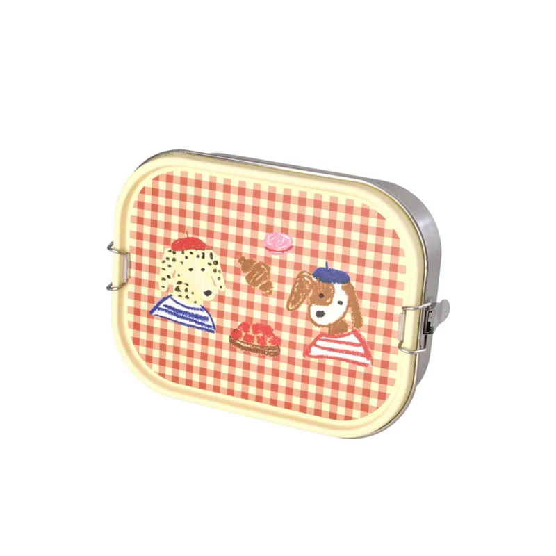 Lunchbox Acier Inox Paris Red - 1400 ml
