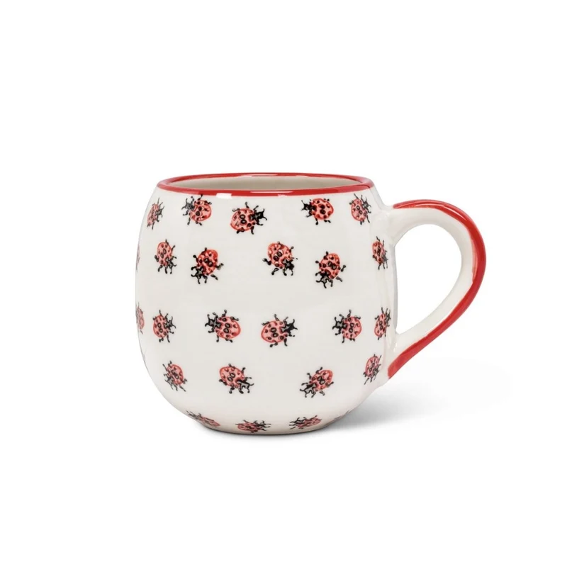 Tasse ronde coccinelles