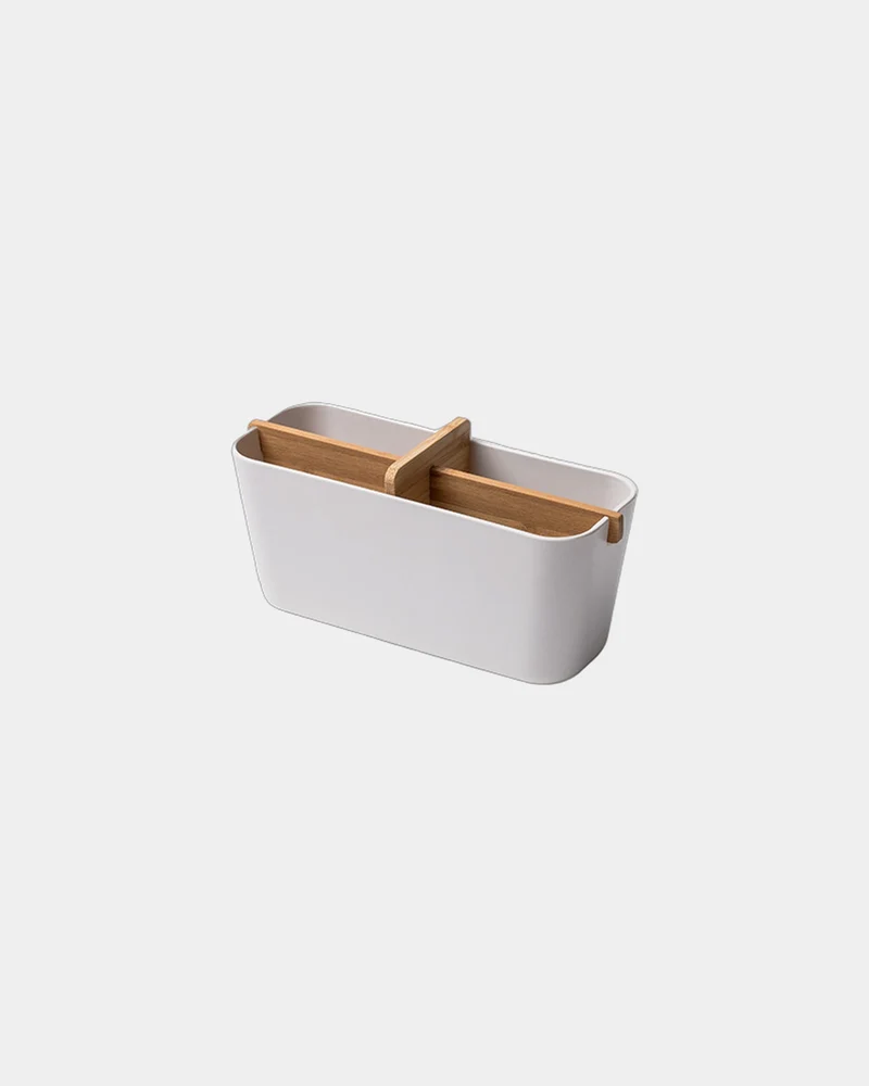 Rangement salle de bain bambou Lexon Zen Large Cup à personnaliser
