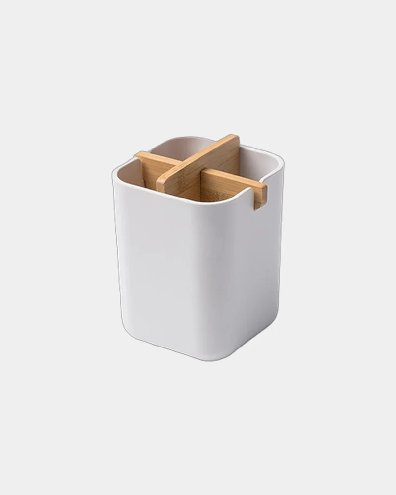 Pot pour brosses à dents bambou Lexon Zen Cup à personnaliser