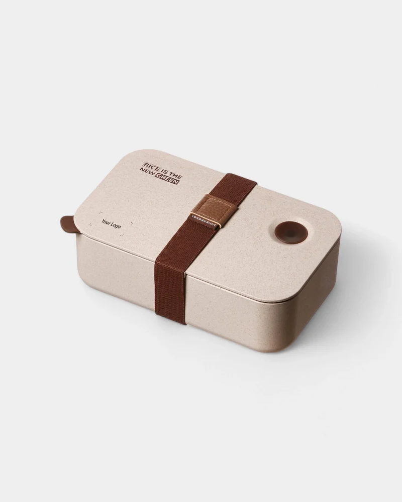 Lunchbox en fibre de bois à personnaliser
