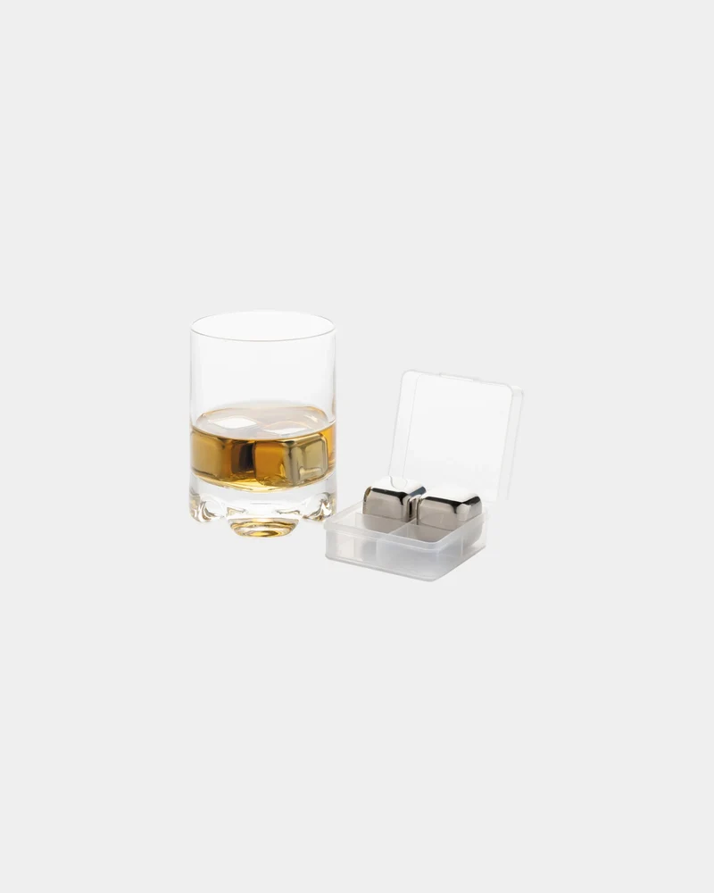 Glaçons réutilisables acier inoxydable 4pcs à personnaliser