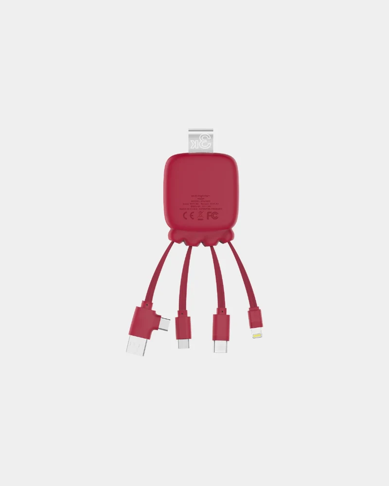 Batterie externe multi-câbles 3000mAh à personnaliser