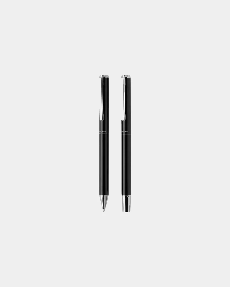 Set de stylos aluminium recyclé à personnaliser