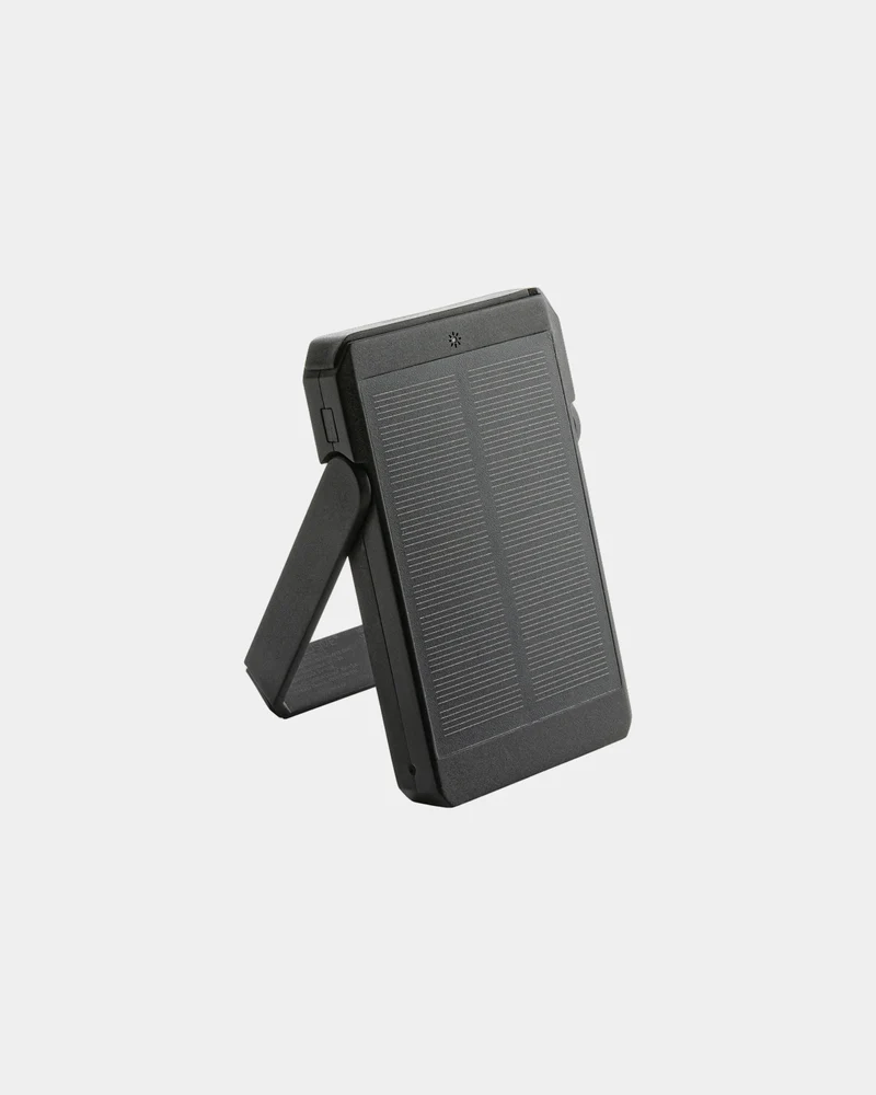 Powerbank solaire 5000 mAh en ABS recyclé à personnaliser