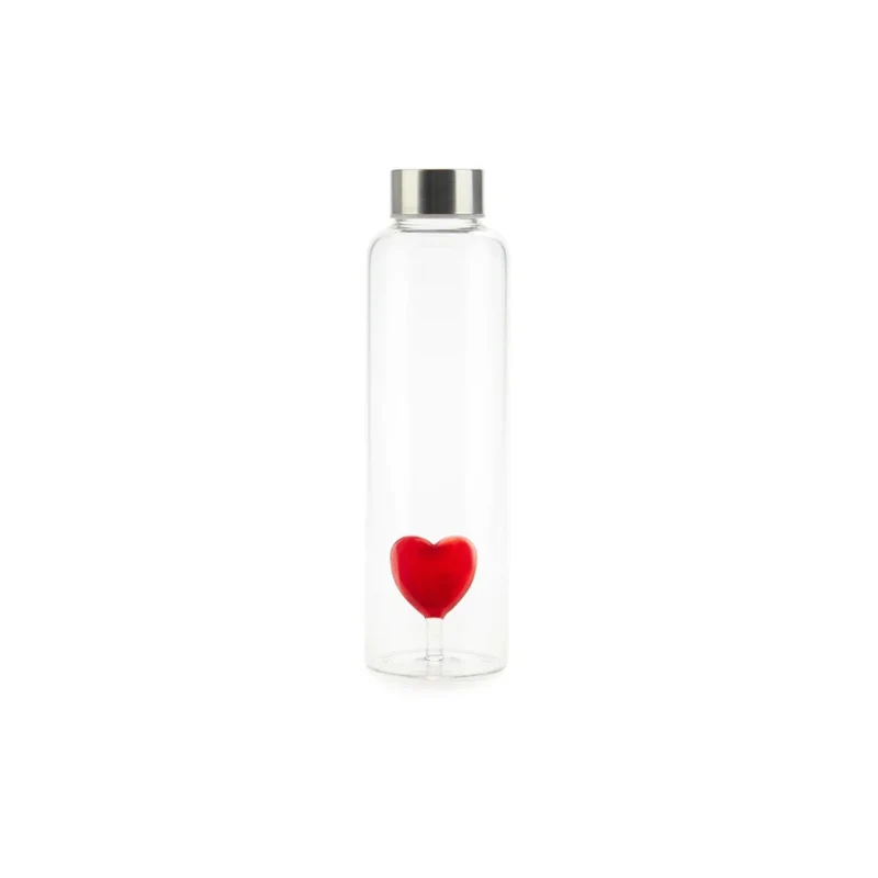Bouteille Love en verre borosilicate - 0.5 L