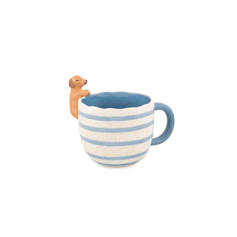 Mug peeking Sausage Dog
