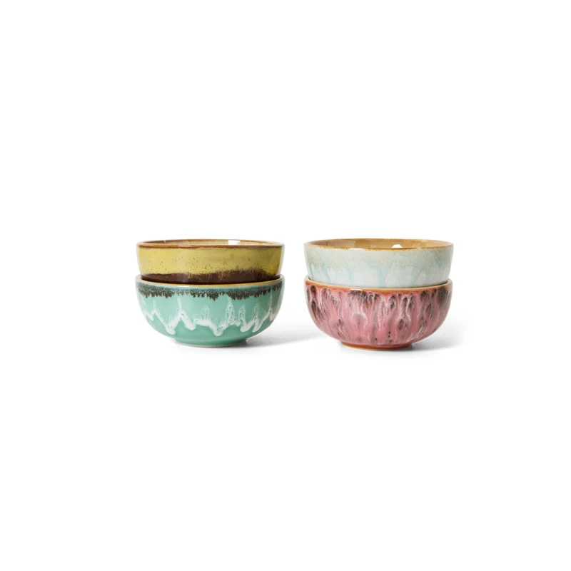 Lot de 4 Bols XS 70s S Modernist