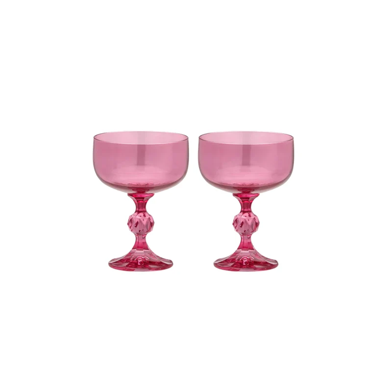 Set de 2 verres Cocktail - Rose