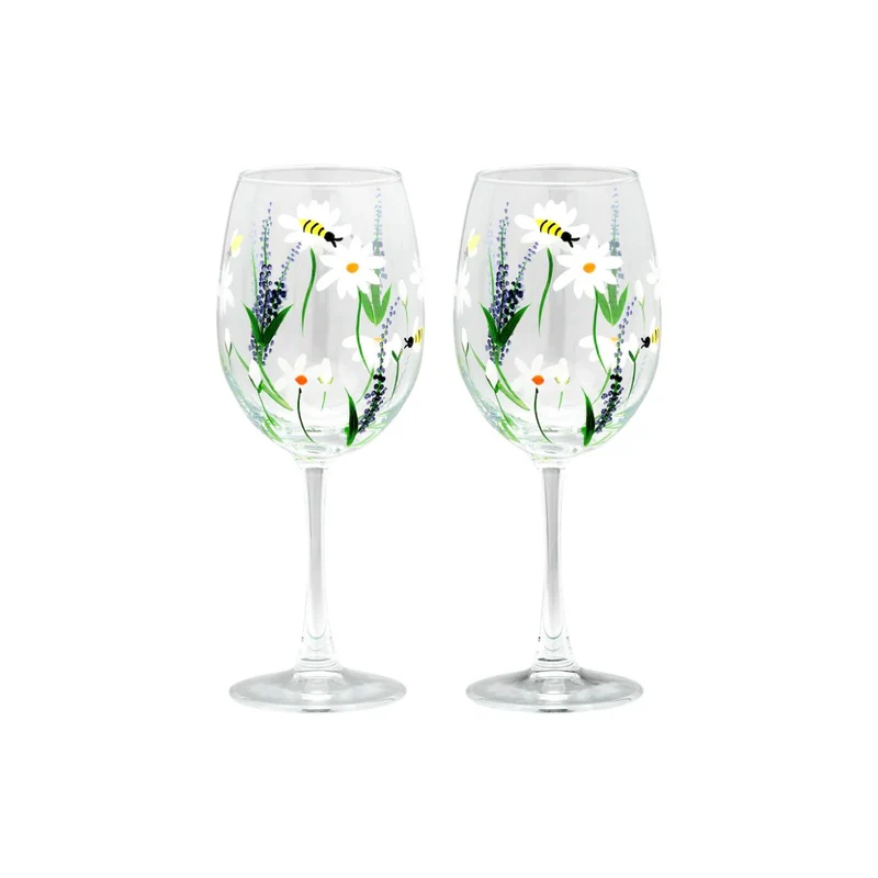Set de 2 verres à vin - Springtime toast
