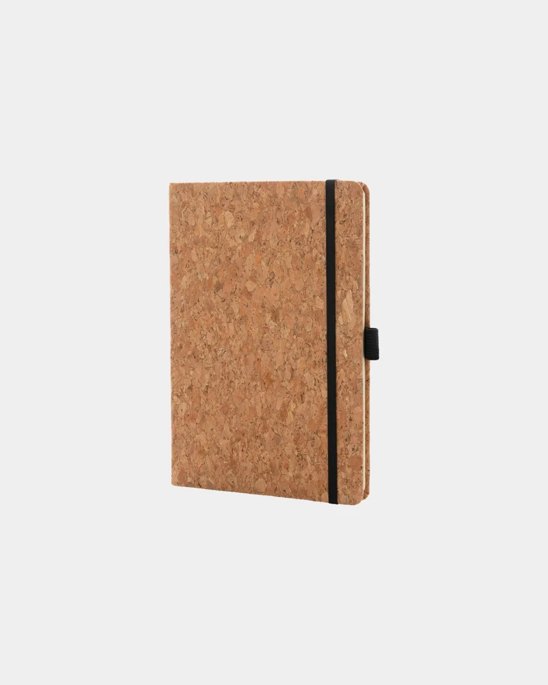Carnet A5 liège marron à personnaliser