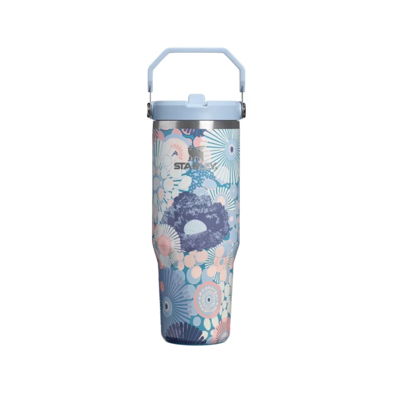 Gourde IceFlow™ Flip Straw 2.0 - Blue Dream Wildflower