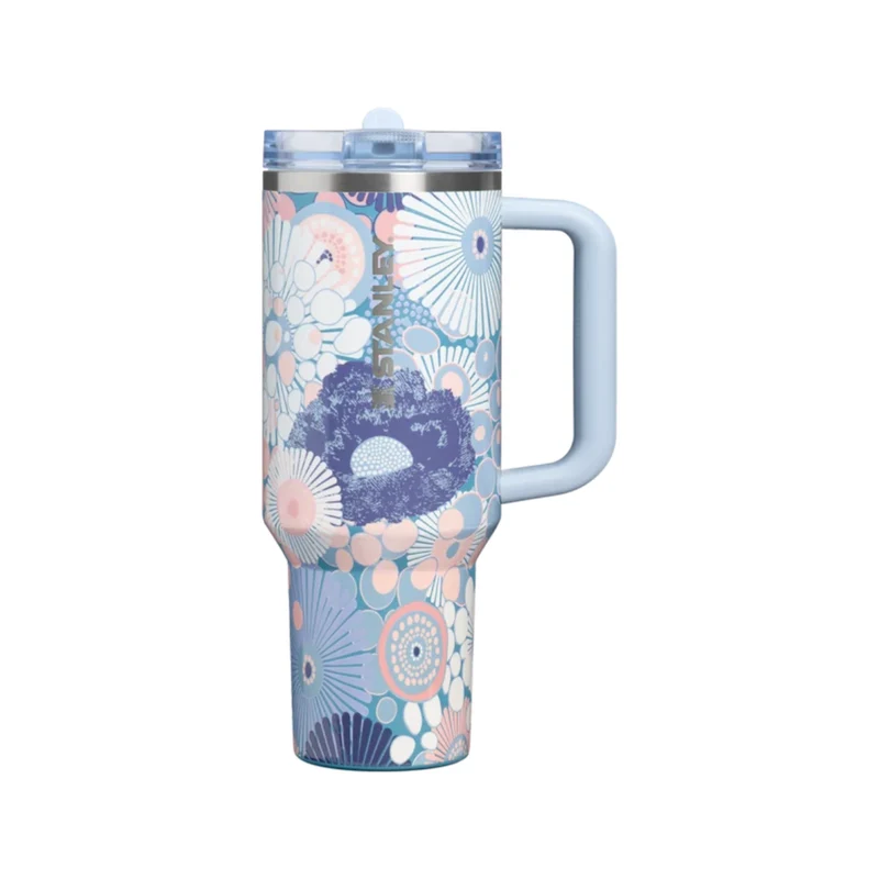 Gourde Quencher H2.0 - ProTour Flip Straw Tumbler - Blue Dream Wildflower 1,18L