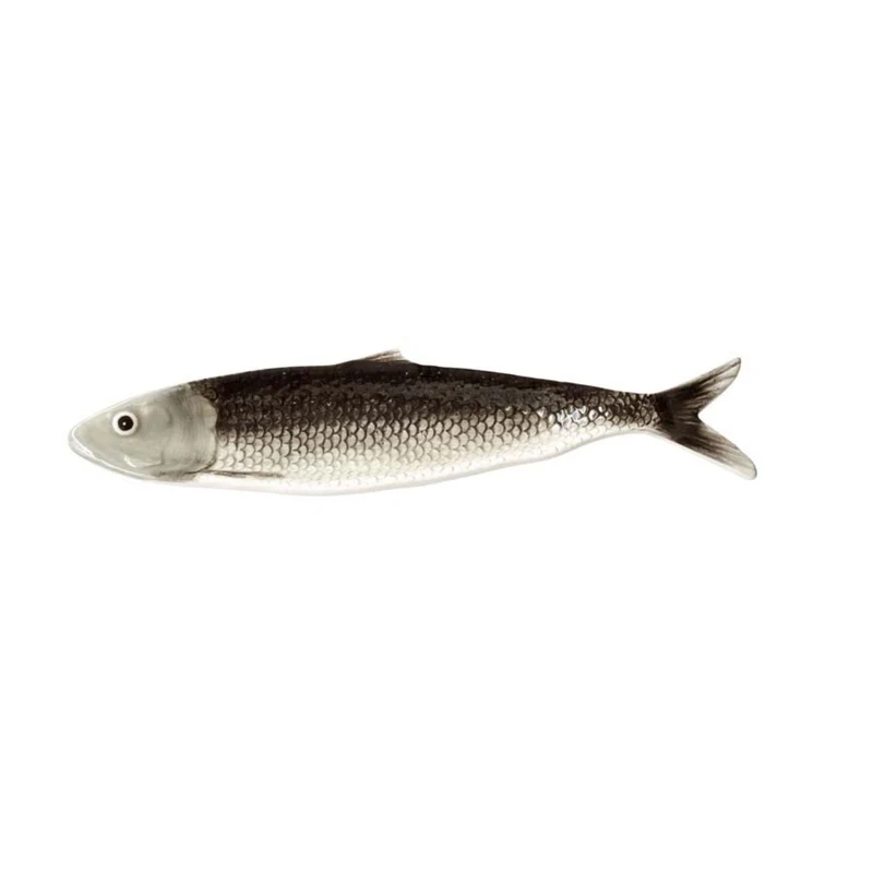 Plateau allongé Sardine Grise