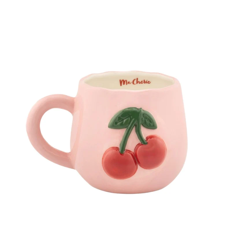 Mug Handpainted Cherry