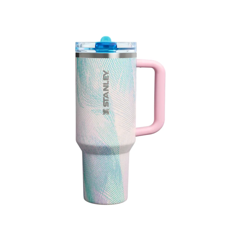 Gourde Quencher H2.0 - ProTour Flip Straw Tumbler - Sea Glass Plume 1,18L