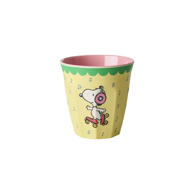 Tasse Snoopy en mélamine - Yellow M 250 ml
