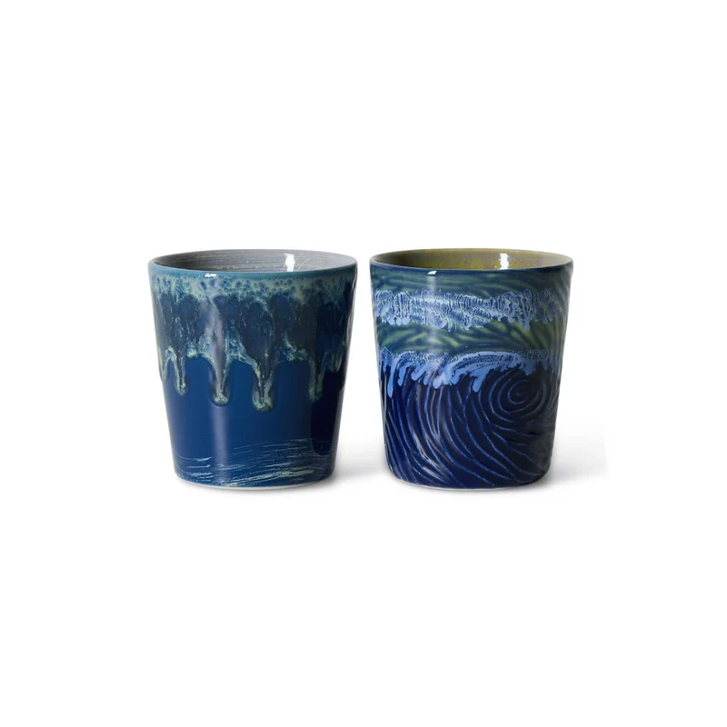 Set de 2 tasses à café 70s Van Gogh - Starry Night
