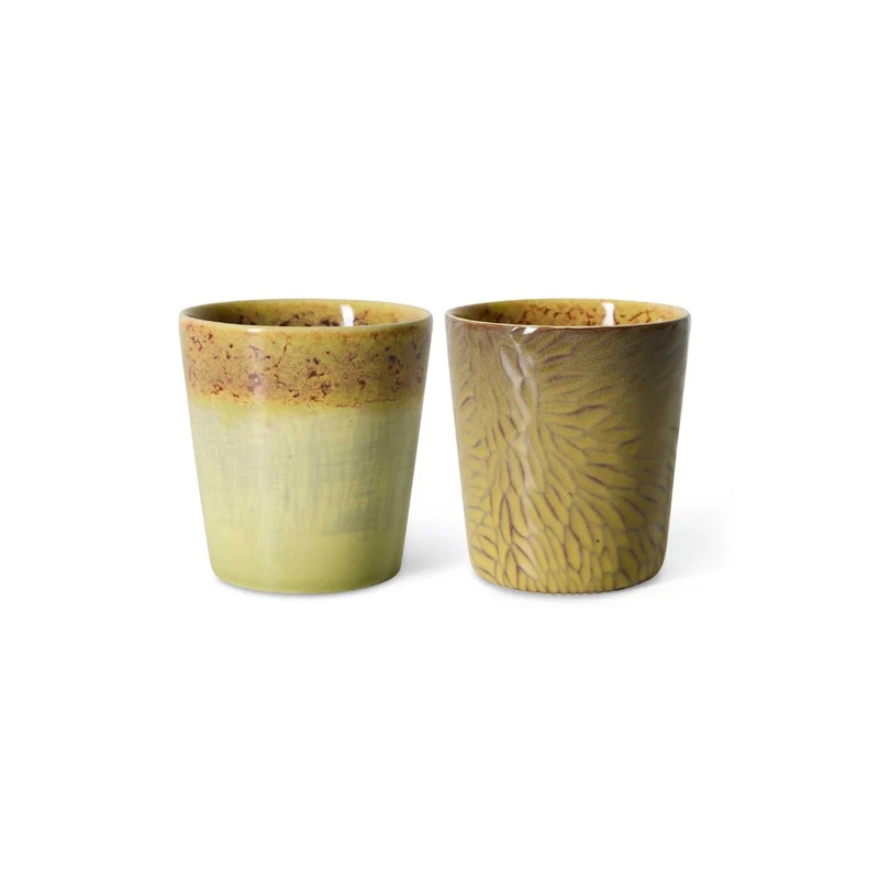 Set de 2 tasses à café 70s Van Gogh - Sunflowers