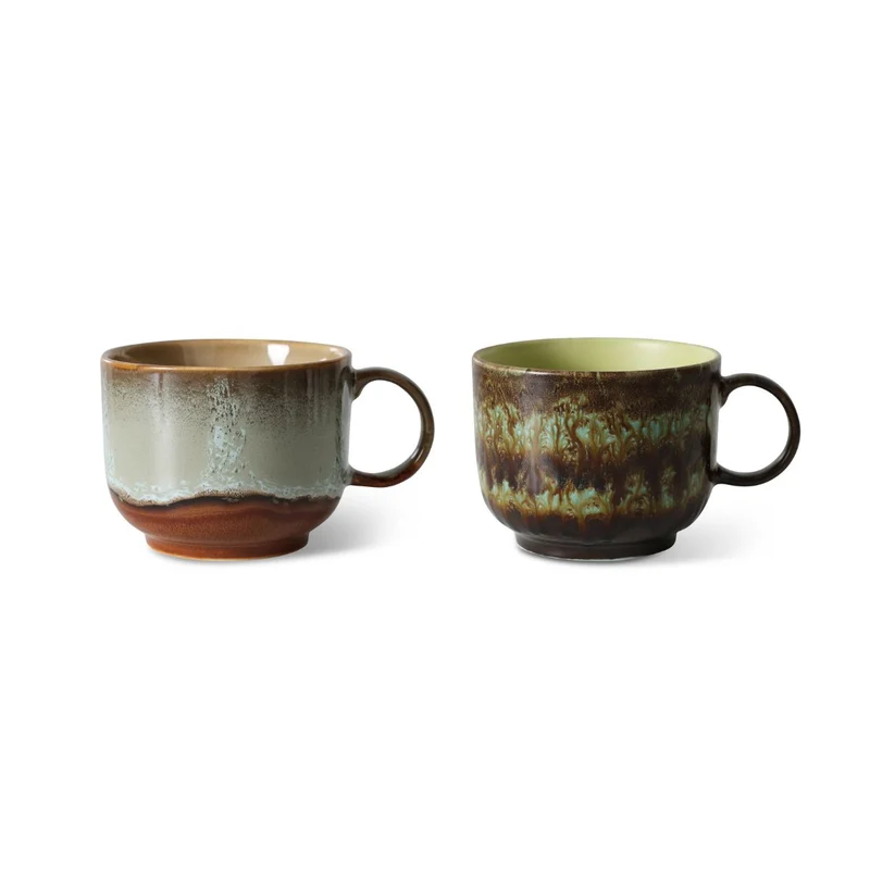 Set de 2 tasses à thé 70s Odyssey