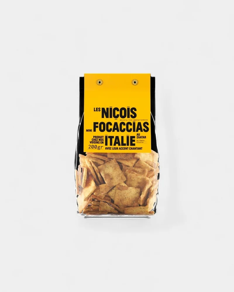 Mini focaccias personnalisable