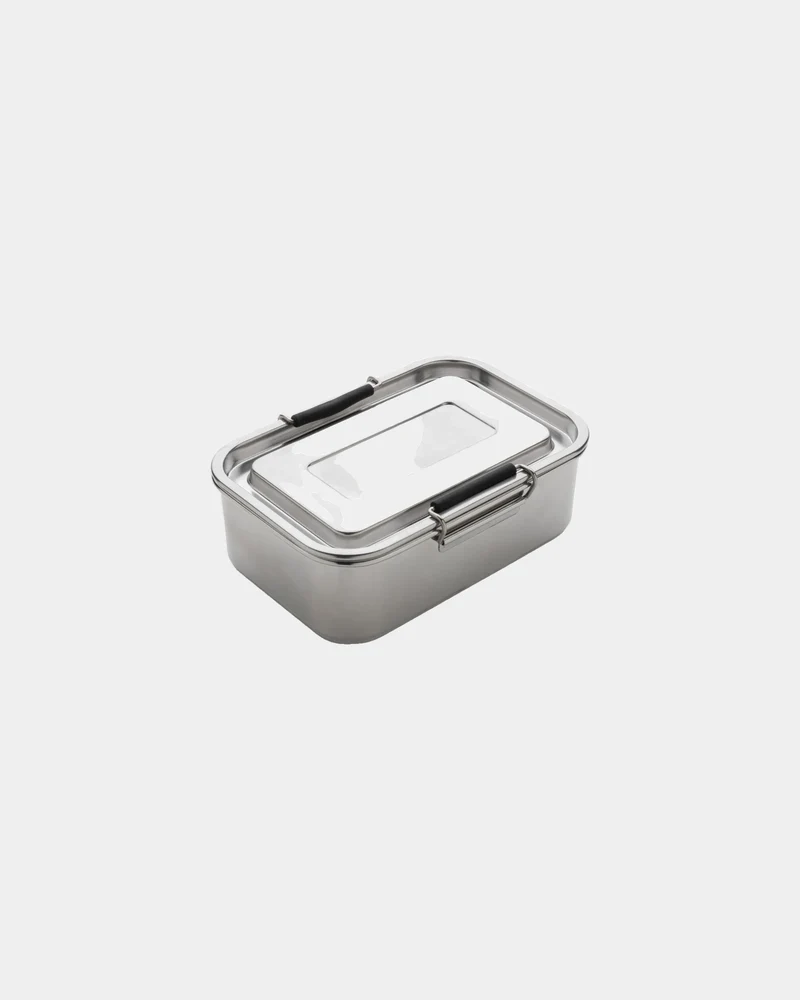Lunch box étanche acier inoxydable recyclé 0,8L à personnaliser