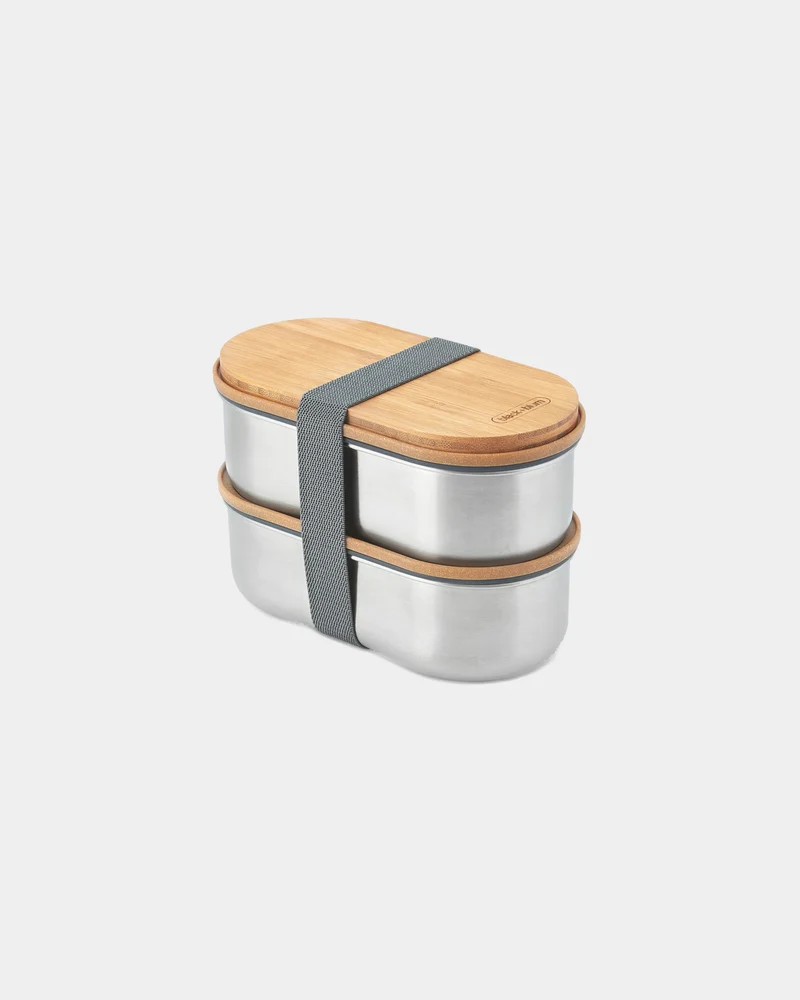 Boîte à bento inox 1L Black+Blum à personnaliser