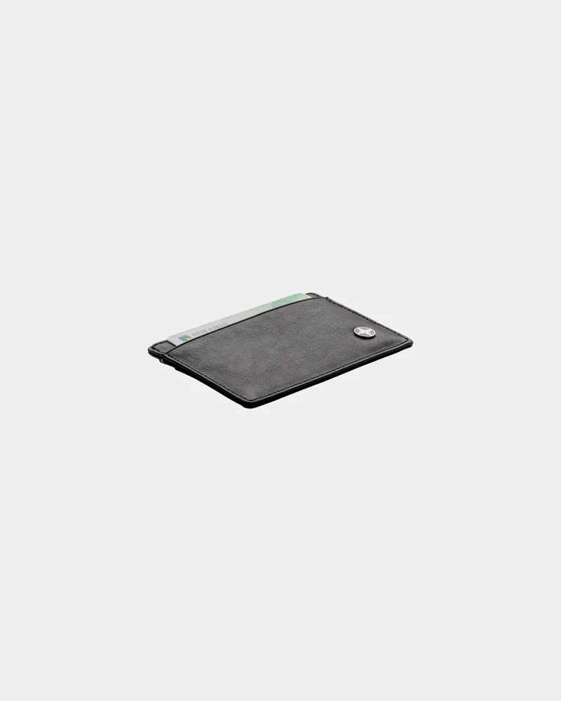 Porte-cartes PU noir à personnaliser