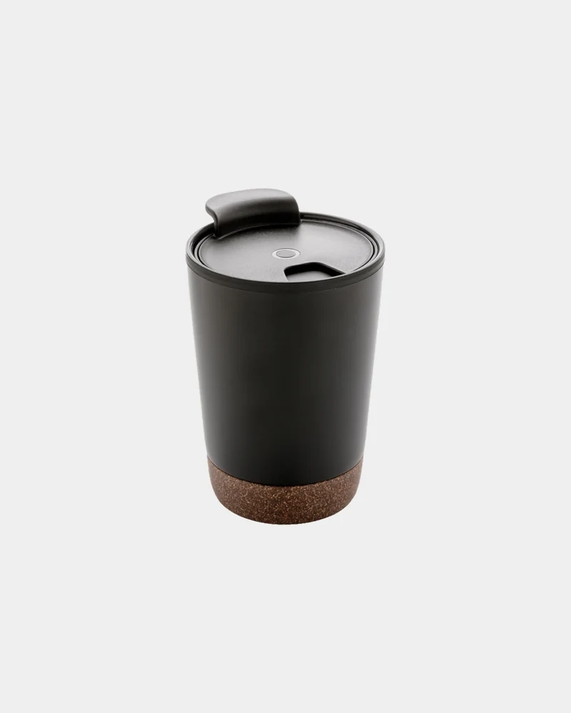 Tasse à café en liège et acier inoxydable à personnaliser