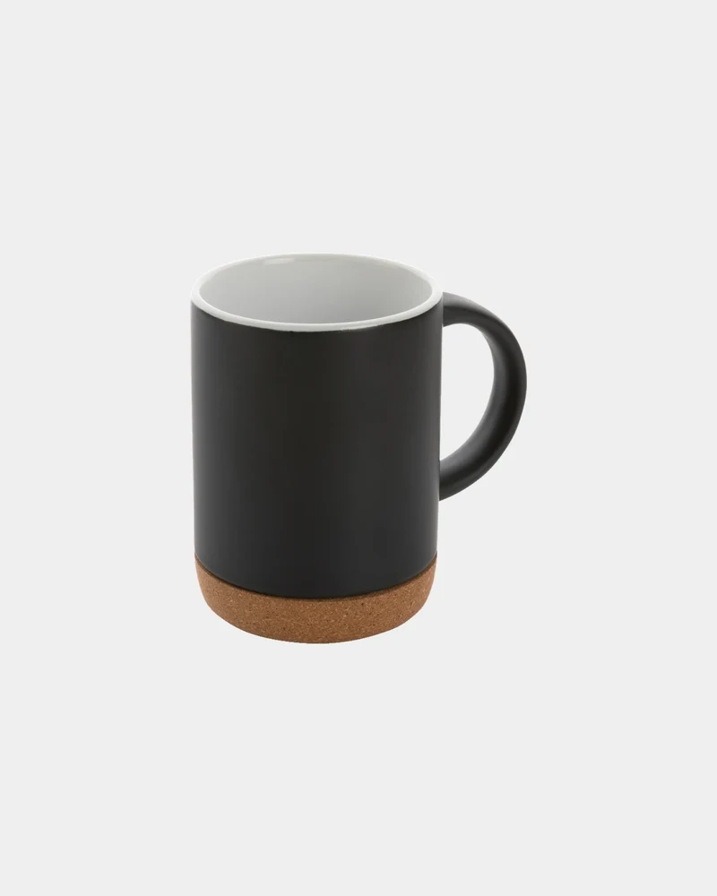 Mug céramique 280ml avec base en liège à personnaliser
