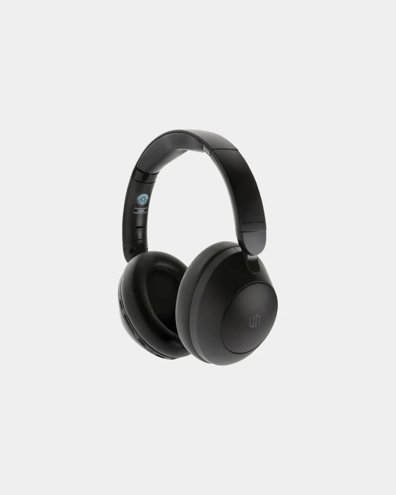 Casque audio ANC en plastique recyclé Urban Vitamin Cupertino à personnaliser