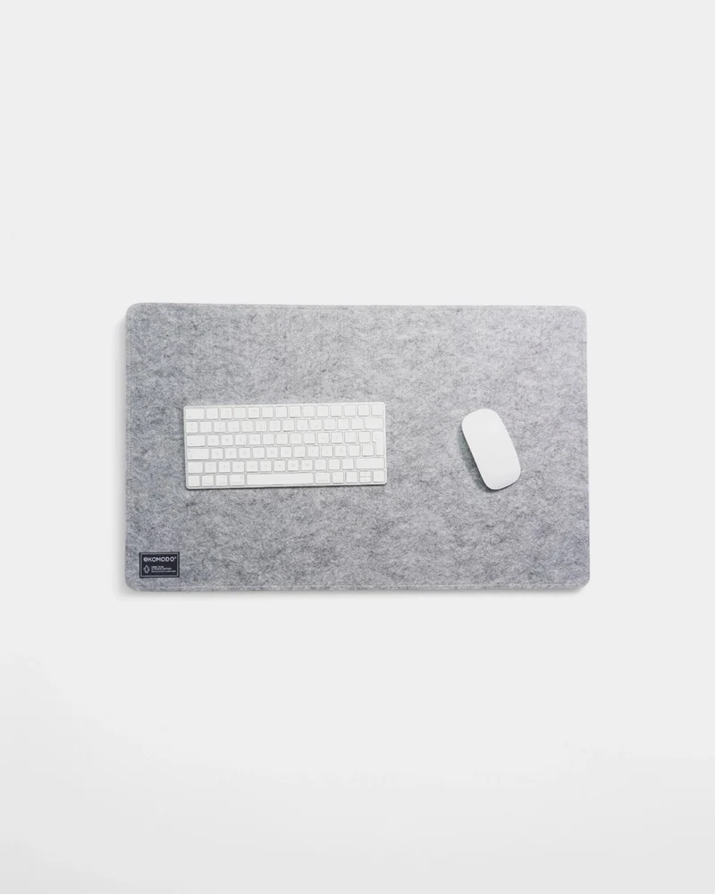 Tapis de bureau en tissu recyclé à personnaliser