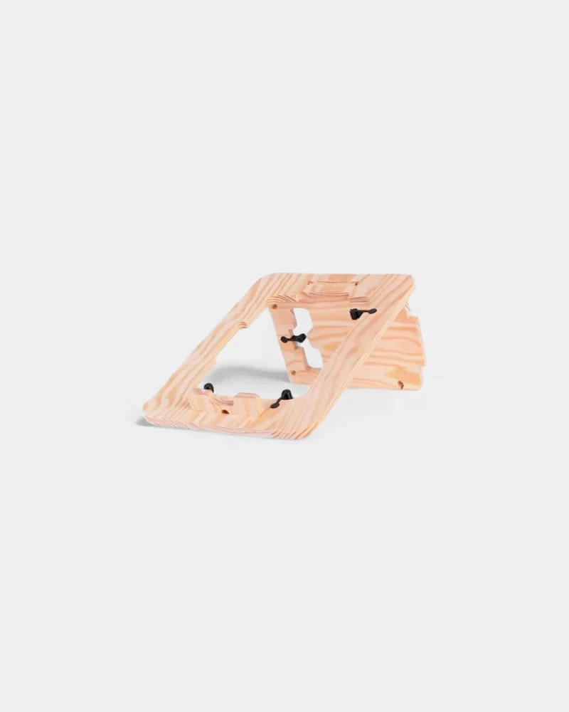 Support d'ordinateur original en bois personnalisable