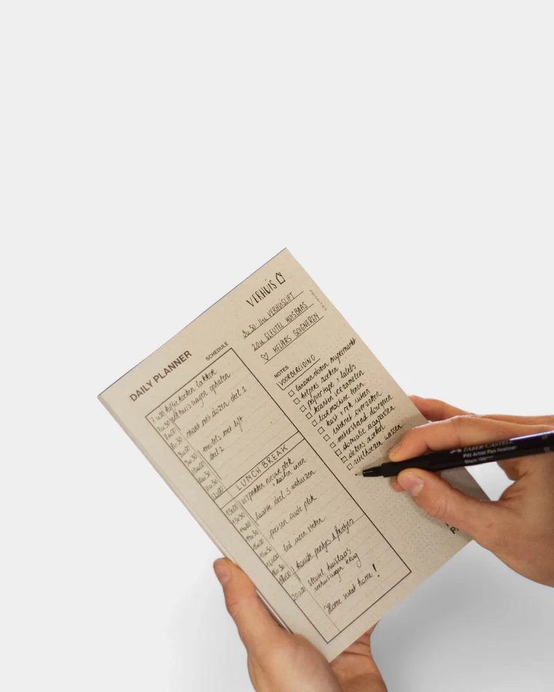 Planificateur quotidien à personnaliser