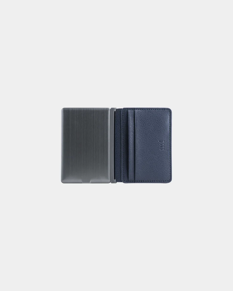 Porte-cartes anti-RFID en cuir recyclé à personnaliser
