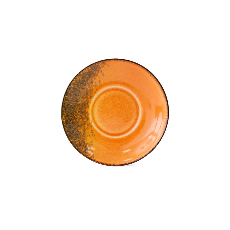 Soucoupe Light Roast 70's en Ceramique - 11.5 x 1.8 cm