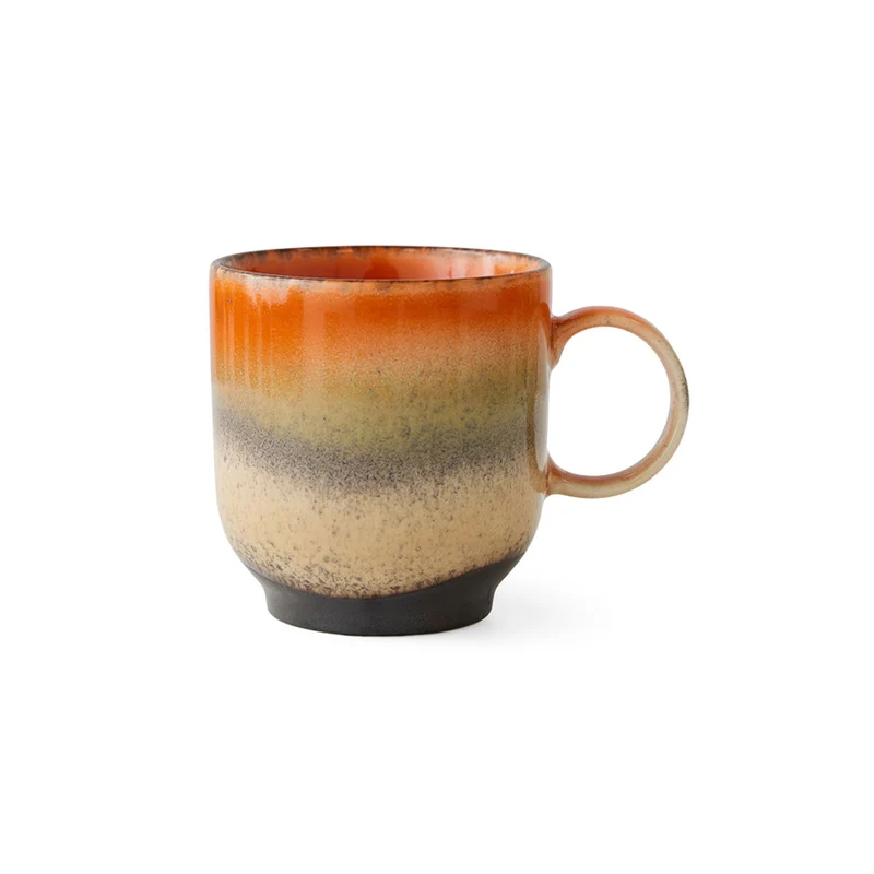Tasse à Café Céramique 70'S Robusta - 10.8 x 7.5 x 8 cm