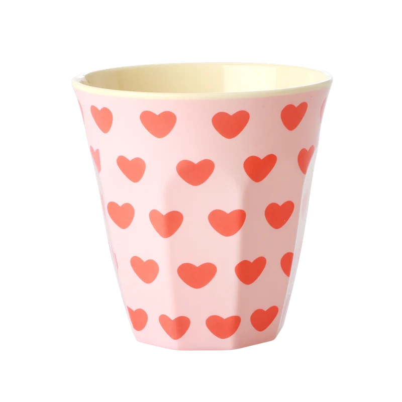 Gobelet Sweet heart en mélamine - H 9 cm