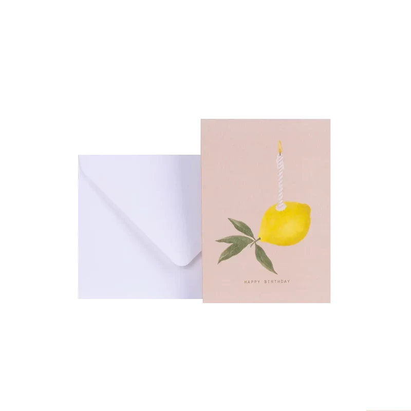 Carte Lemon Birthday