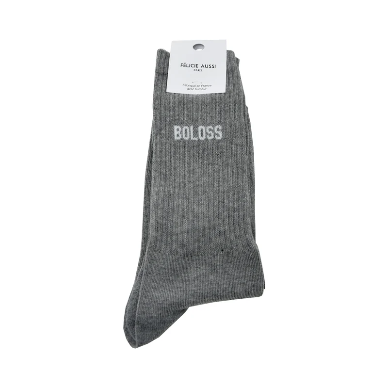 Chaussettes Boloss 40/45 - Gris chiné