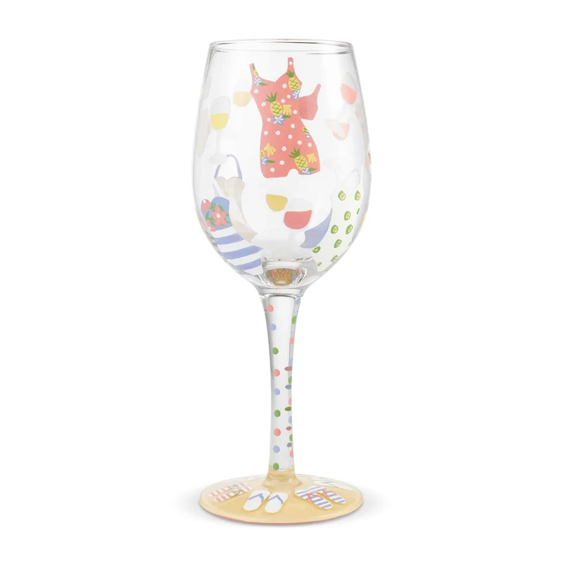 Cabana Cutie Wine Glass by Lolita®