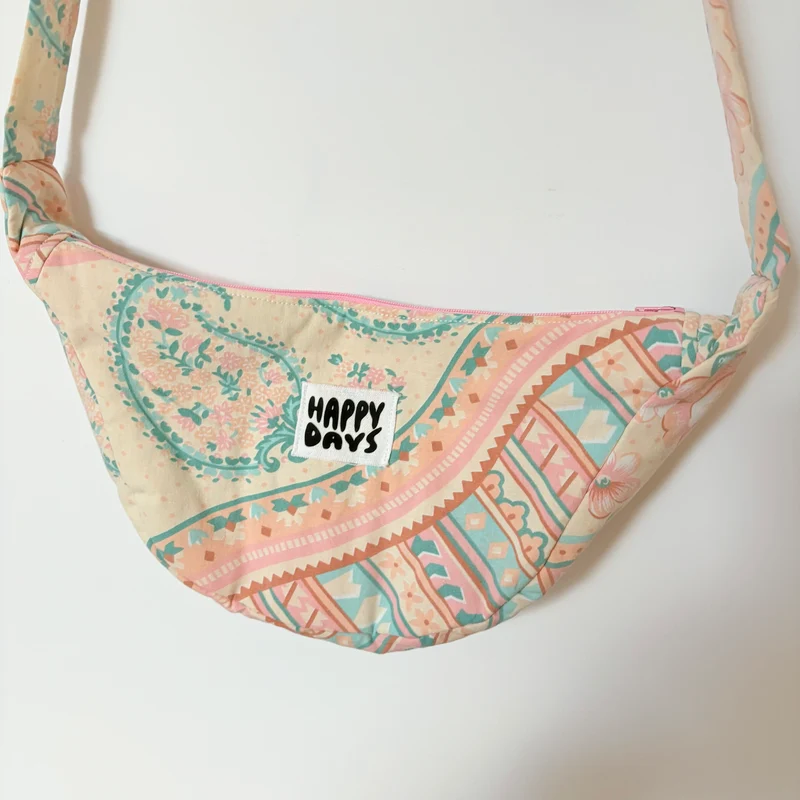 Sac demi lune pastel