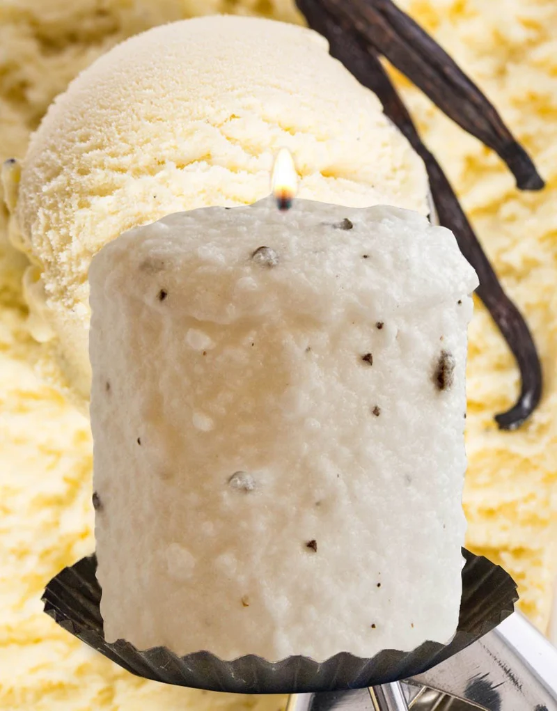Creamy Vanilla Bean Scented Hearth Candle