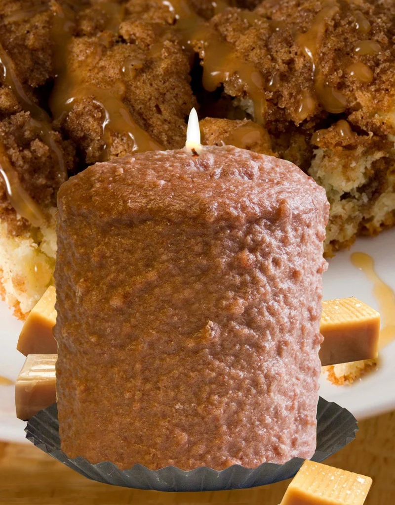 Caramel Coffee Cake Scented Hearth Candle