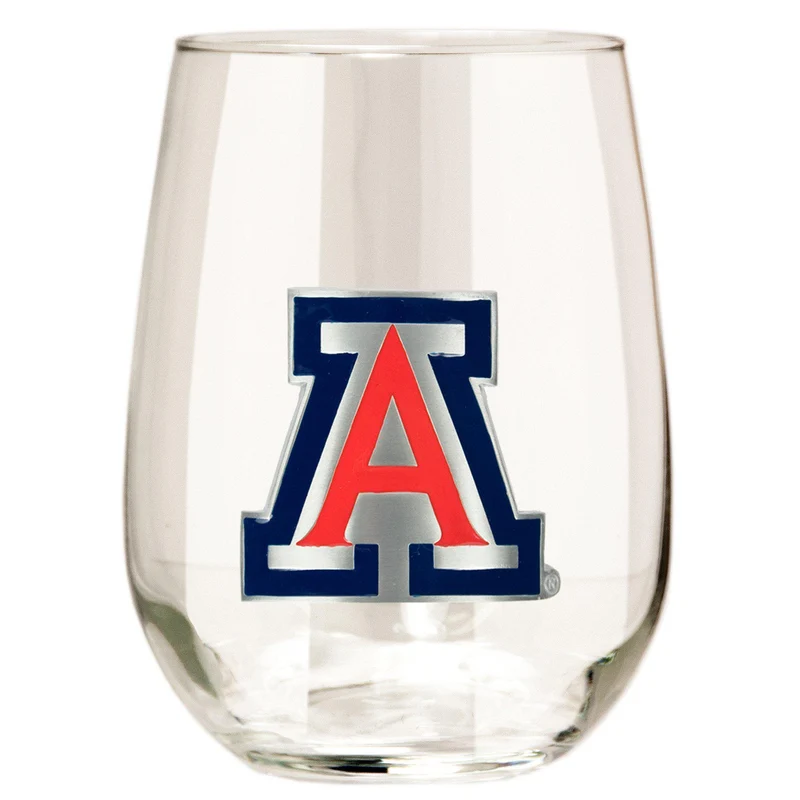 Arizona Wildcats Stemless Wine Glass - (Set of 2)