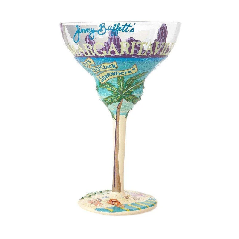 Margaritaville "It's 5 O'Clock Somewhere" Margarita Glass by Lolita