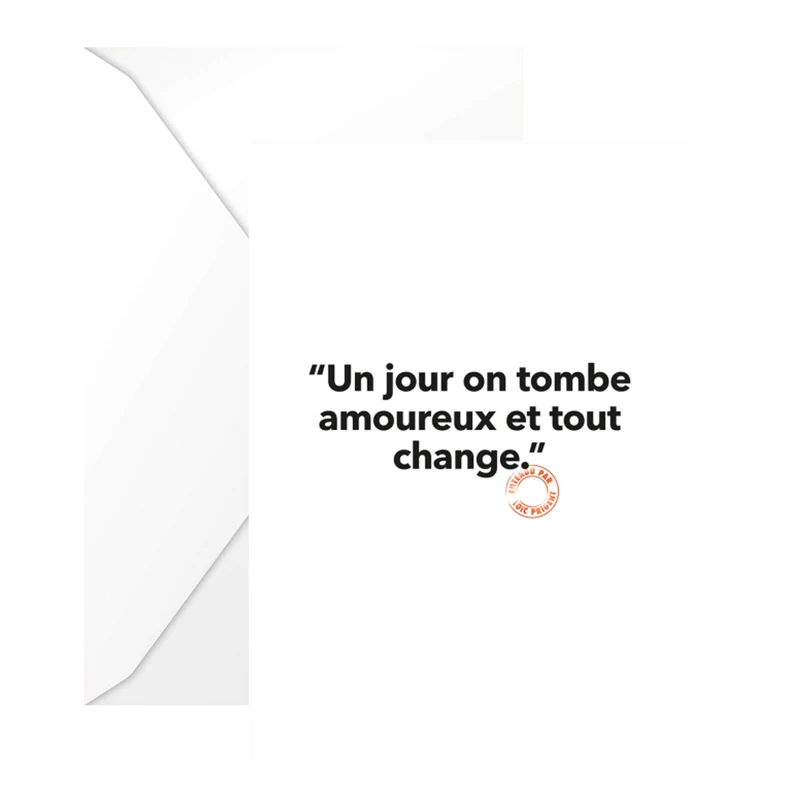 Carte Postale Un Jour On Tombe Amoureux