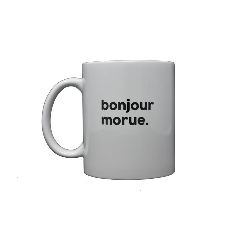 Mug en porcelaine - Bonjour Morue