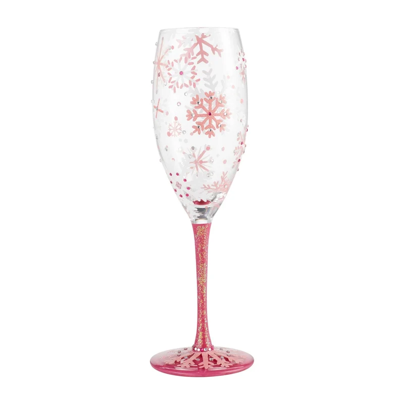 Blushing Snowflakes Prosecco Glass by Lolita®